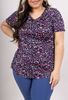 Picture of CURVY GIRL FLORAL TOP - GREAT FITTING
